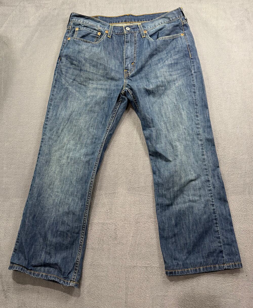 Levi's 527 Slim Bootcut Jeans Men 34x30 Medium Wash Blue Denim Classic Fit Pants